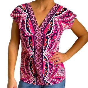 Liz & Co M Pattern Top